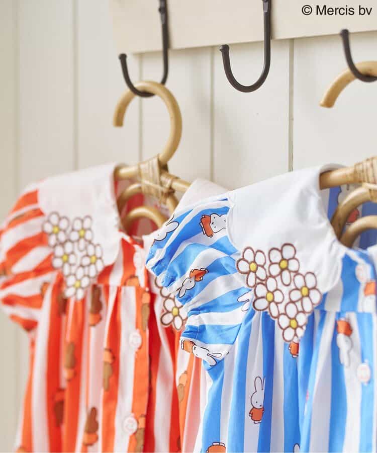 日本童裝 apres les cours Dick Bruna miffy條紋連身裙 80-130cm 女童款 夏季 DRESSES