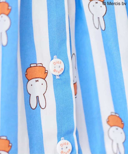 日本童裝 apres les cours Dick Bruna miffy條紋連身裙 80-130cm 女童款 夏季 DRESSES