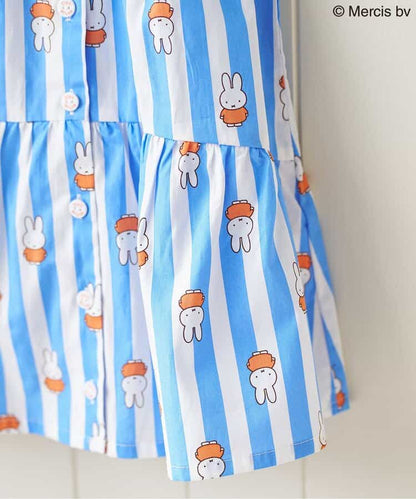 日本童裝 apres les cours Dick Bruna miffy條紋連身裙 80-130cm 女童款 夏季 DRESSES