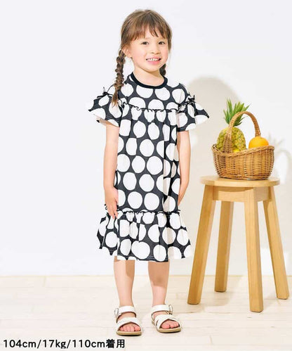 日本童裝 apres les cours 花邊連身裙 80-140cm 女童款 夏季 DRESSES
