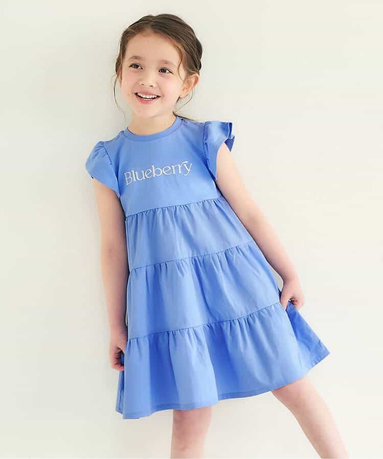 日本童裝 apres les cours 刺繡字母連身裙 80-140cm 女童款 夏季 DRESSES