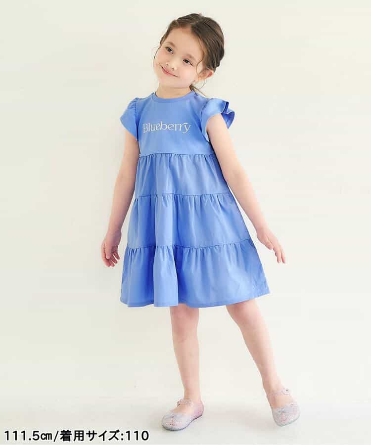 日本童裝 apres les cours 刺繡字母連身裙 80-140cm 女童款 夏季 DRESSES