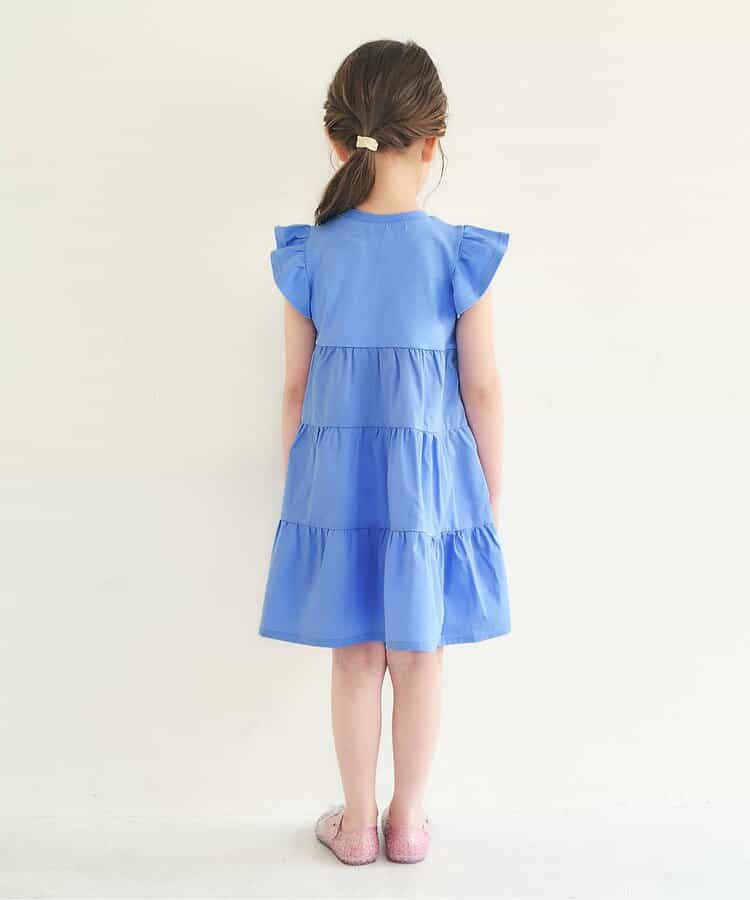 日本童裝 apres les cours 刺繡字母連身裙 80-140cm 女童款 夏季 DRESSES