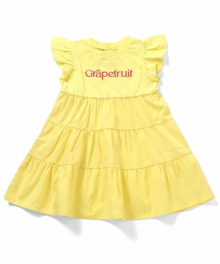 日本童裝 apres les cours 刺繡字母連身裙 80-140cm 女童款 夏季 DRESSES