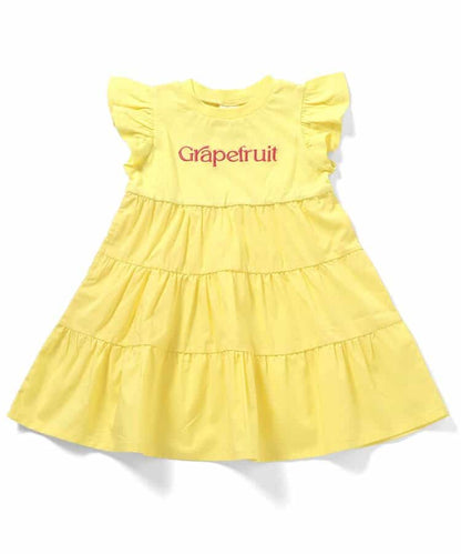 日本童裝 apres les cours 刺繡字母連身裙 80-140cm 女童款 夏季 DRESSES
