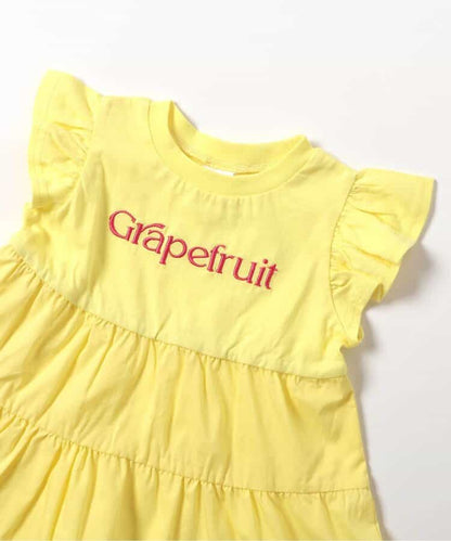 日本童裝 apres les cours 刺繡字母連身裙 80-140cm 女童款 夏季 DRESSES