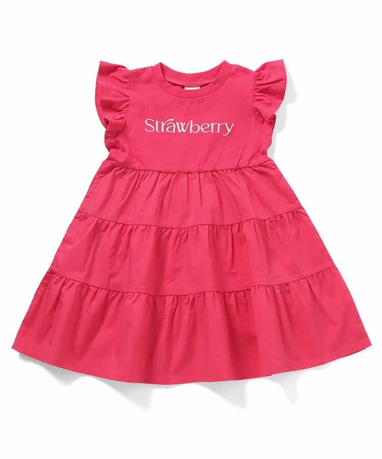 日本童裝 apres les cours 刺繡字母連身裙 80-140cm 女童款 夏季 DRESSES