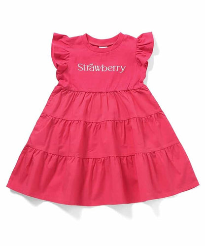 日本童裝 apres les cours 刺繡字母連身裙 80-140cm 女童款 夏季 DRESSES