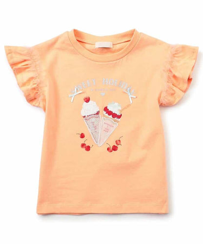 日本童裝 apres les cours 甜品圖案上衣 80-140cm 女童款 夏季 TOPS