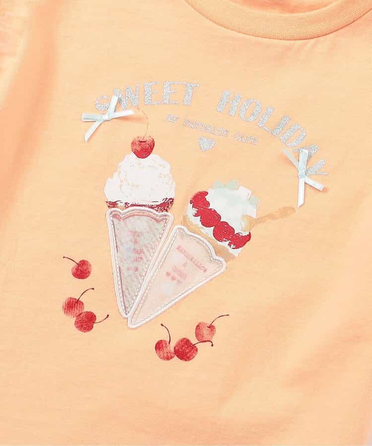 日本童裝 apres les cours 甜品圖案上衣 80-140cm 女童款 夏季 TOPS