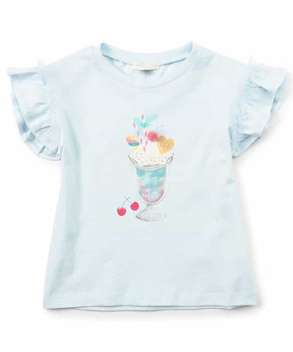 日本童裝 apres les cours 甜品圖案上衣 80-140cm 女童款 夏季 TOPS