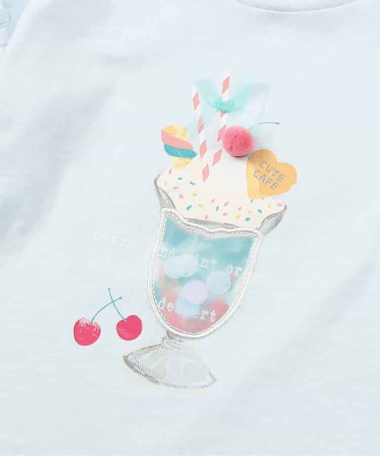 日本童裝 apres les cours 甜品圖案上衣 80-140cm 女童款 夏季 TOPS