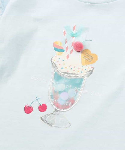 日本童裝 apres les cours 甜品圖案上衣 80-140cm 女童款 夏季 TOPS