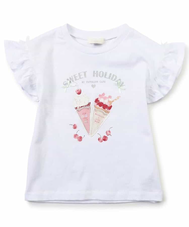 日本童裝 apres les cours 甜品圖案上衣 80-140cm 女童款 夏季 TOPS