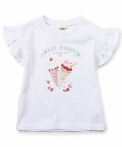 日本童裝 apres les cours 甜品圖案上衣 80-140cm 女童款 夏季 TOPS