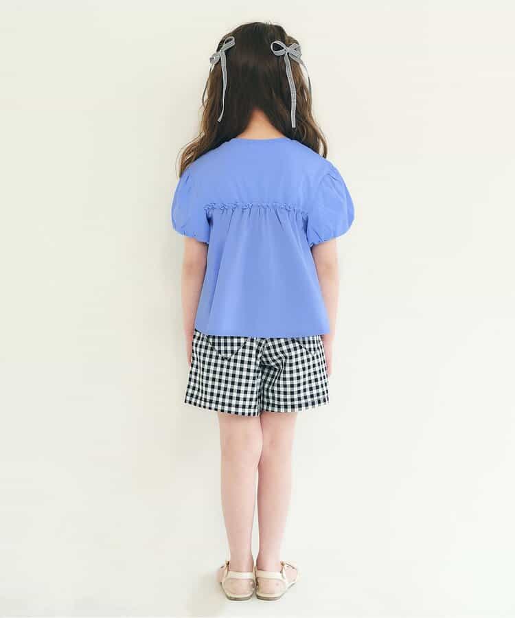 日本童裝 apres les cours 泡泡袖荷葉上衣 80-140cm 女童款 夏季 TOPS