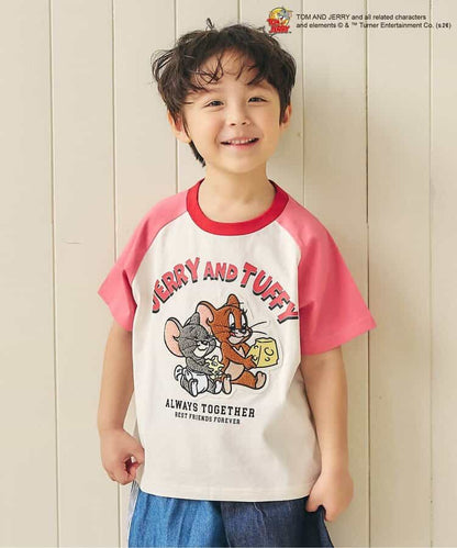 日本童裝 apres les cours Tom and Jerry 印花上衣 80-130cm 男童款 夏季 TOPS