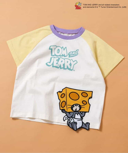 日本童裝 apres les cours Tom and Jerry 印花上衣 80-130cm 男童款 夏季 TOPS