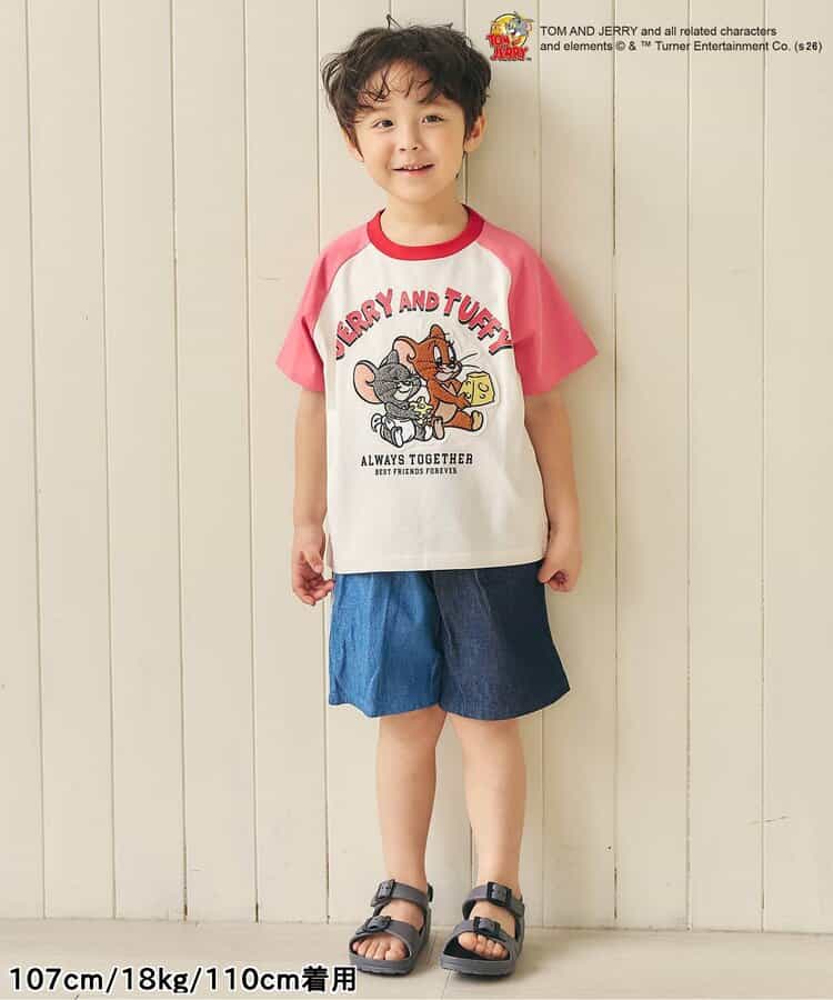 日本童裝 apres les cours Tom and Jerry 印花上衣 80-130cm 男童款 夏季 TOPS