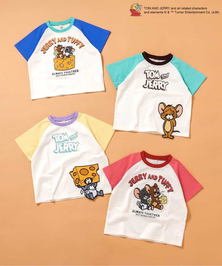 日本童裝 apres les cours Tom and Jerry 印花上衣 80-130cm 男童款 夏季 TOPS