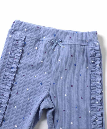 日本童裝 apres les cours 接觸冷感 荷葉邊打底褲 80-130cm 女童款 夏季 PANTS
