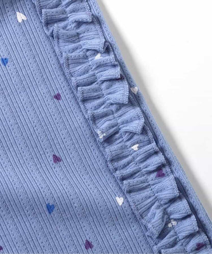 日本童裝 apres les cours 接觸冷感 荷葉邊打底褲 80-130cm 女童款 夏季 PANTS