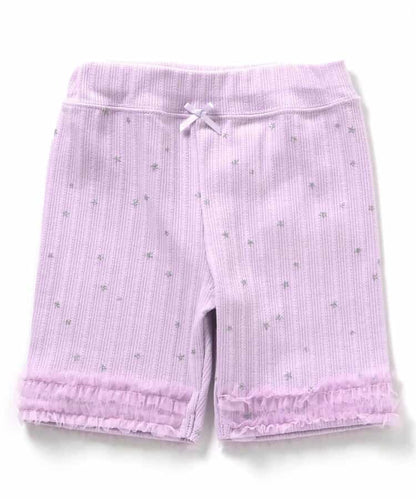 日本童裝 apres les cours 接觸冷感 荷葉邊打底褲 80-130cm 女童款 夏季 PANTS