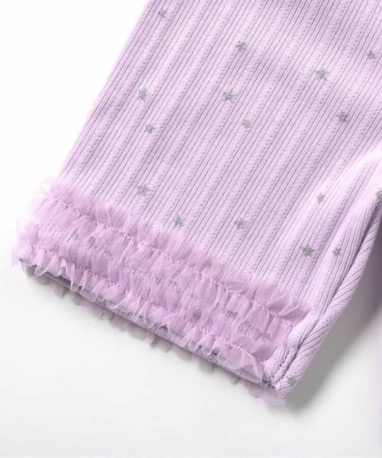 日本童裝 apres les cours 接觸冷感 荷葉邊打底褲 80-130cm 女童款 夏季 PANTS