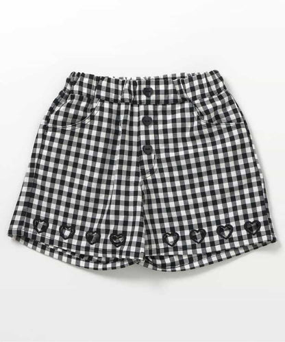 日本童裝 apres les cours 心型刺繡短褲 80-140cm 女童款 夏季 PANTS