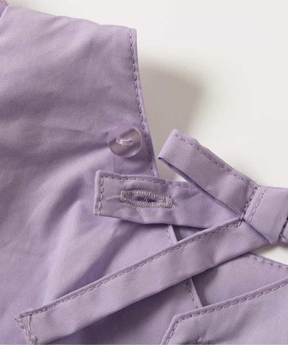 日本童裝 apres les cours 花花亮片刺繡連衣 70-80cm 女童款 初生嬰兒 夏季 Jumpsuit