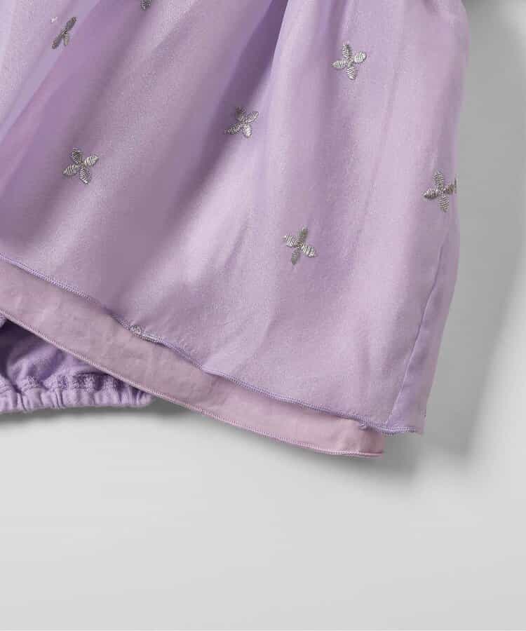 日本童裝 apres les cours 花花亮片刺繡連衣 70-80cm 女童款 初生嬰兒 夏季 Jumpsuit