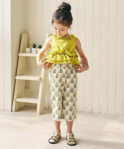 日本童裝 apres les cours 背心長褲兩件套裝 90-140cm 女童款 夏季 TOPS PANTS