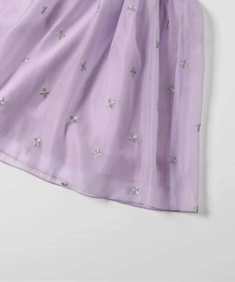 日本童裝 apres les cours 珍珠刺繡網紗連身裙 90-140cm 女童款 夏季 DRESSES