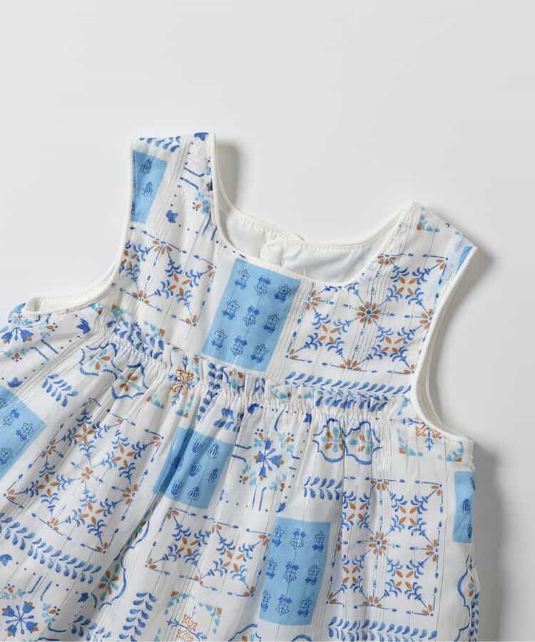 日本童裝 apres les cours 夏季印花連身裙 80-140cm 女童款 夏季 DRESSES