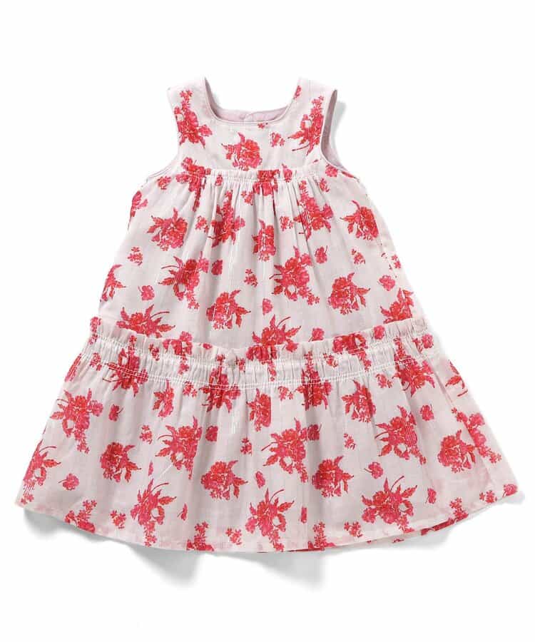 日本童裝 apres les cours 夏季印花連身裙 80-140cm 女童款 夏季 DRESSES