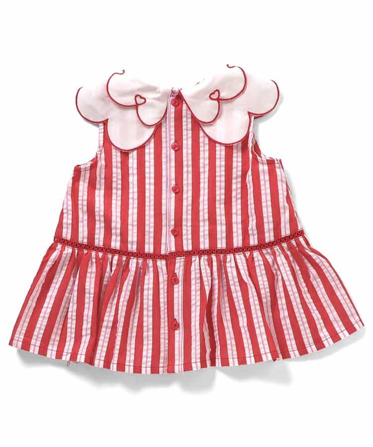 日本童裝 apres les cours 花花領上衣 80-140cm 女童款 夏季 TOPS