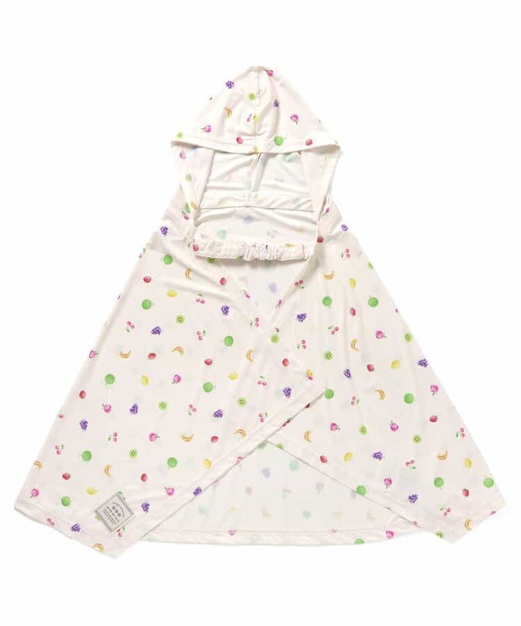 日本童裝 apres les cours 防UV 接觸冷感 連帽披肩 F 女童款 夏季 OUTERWEAR