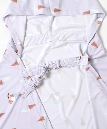 日本童裝 apres les cours 防UV 接觸冷感 連帽披肩 F 女童款 夏季 OUTERWEAR