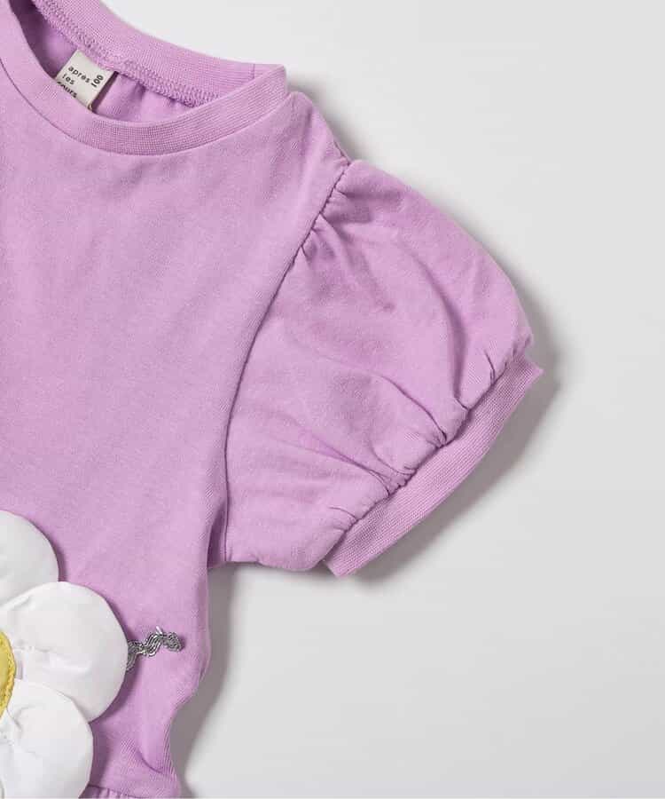 日本童裝 apres les cours 花花圖案上衣 80-140cm 女童款 夏季 TOPS