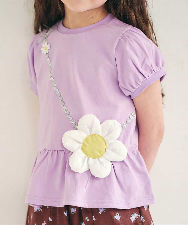 日本童裝 apres les cours 花花圖案上衣 80-140cm 女童款 夏季 TOPS
