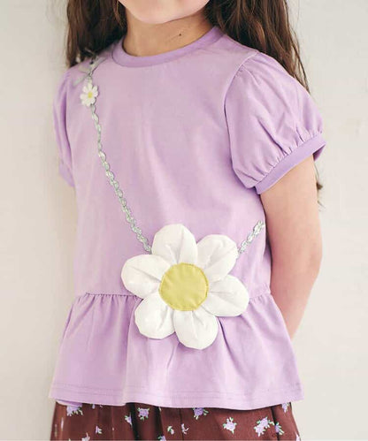 日本童裝 apres les cours 花花圖案上衣 80-140cm 女童款 夏季 TOPS