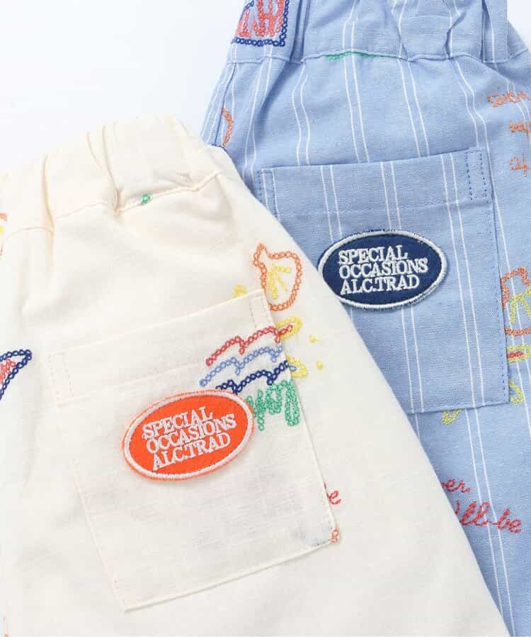 日本童裝 apres les cours 夏季圖案刺繡短褲 80-130cm 男童款 夏季 PANTS