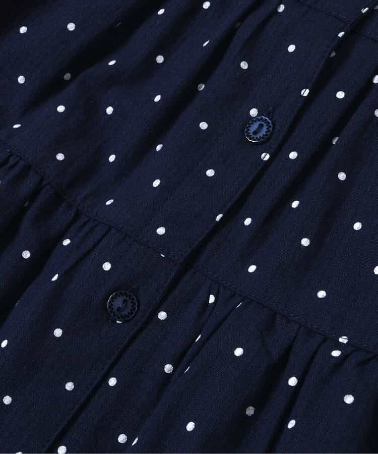 日本童裝 apres les cours 波點條紋襯衫裙 80-140cm 女童款 夏季 DRESSES