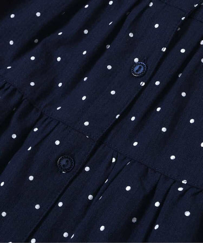 日本童裝 apres les cours 波點條紋襯衫裙 80-140cm 女童款 夏季 DRESSES