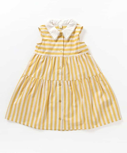日本童裝 apres les cours 波點條紋襯衫裙 80-140cm 女童款 夏季 DRESSES