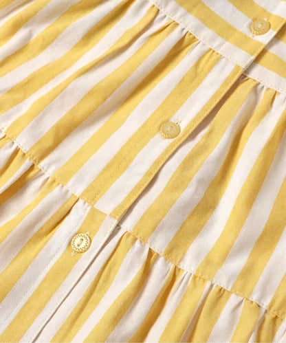 日本童裝 apres les cours 波點條紋襯衫裙 80-140cm 女童款 夏季 DRESSES