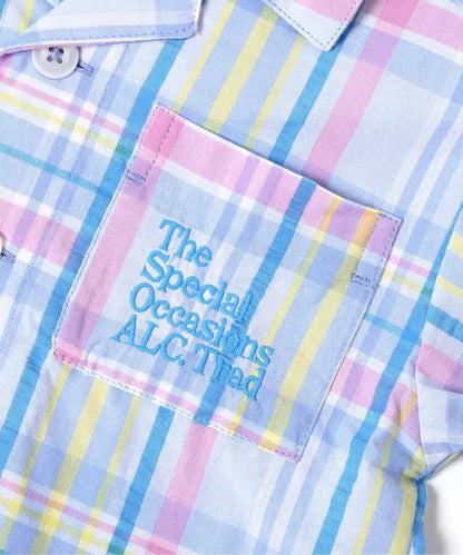 日本童裝 apres les cours 熱帶風情兩件套裝 80-130cm 男童款 夏季 TOPS PANTS