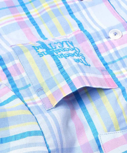 日本童裝 apres les cours 熱帶風情兩件套裝 80-130cm 男童款 夏季 TOPS PANTS