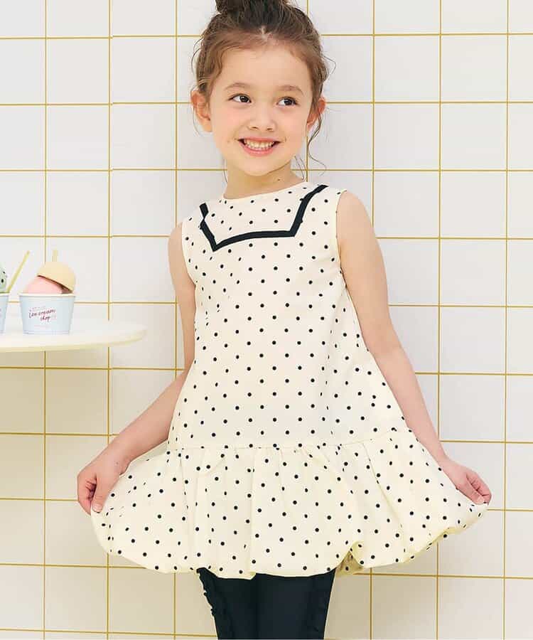 日本童裝 apres les cours 防水系列 背心泡泡連身裙 80-140cm 女童款 夏季 DRESSES