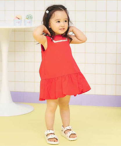 日本童裝 apres les cours 防水系列 背心泡泡連身裙 80-140cm 女童款 夏季 DRESSES